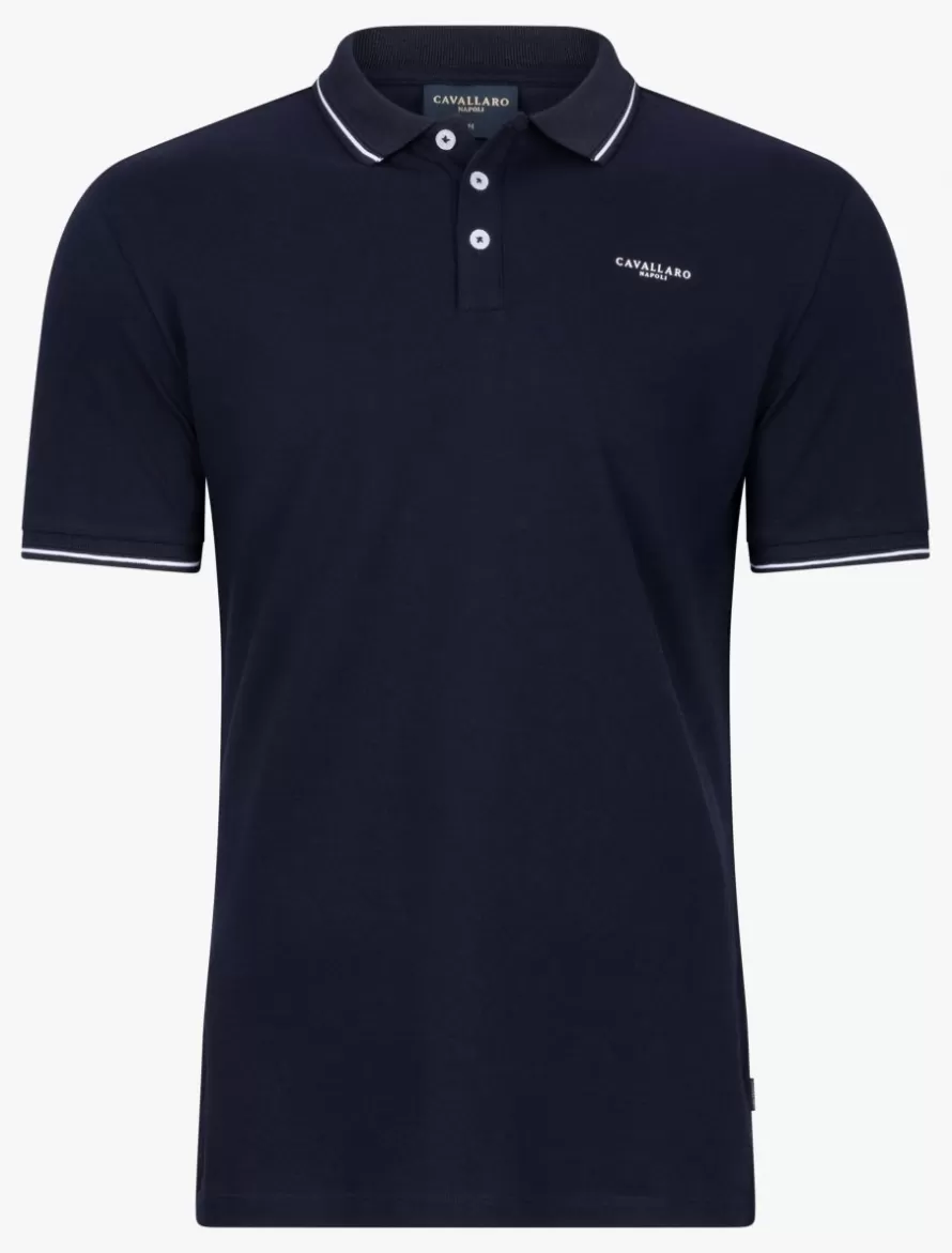 Cavallaro Napoli Poloshirts>Andrio Polo Donkerblauw