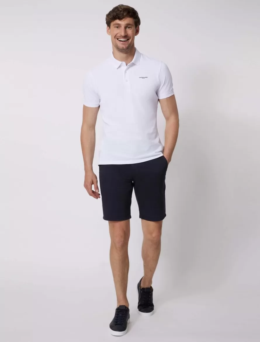 Cavallaro Napoli Poloshirts>Basic Polo Wit