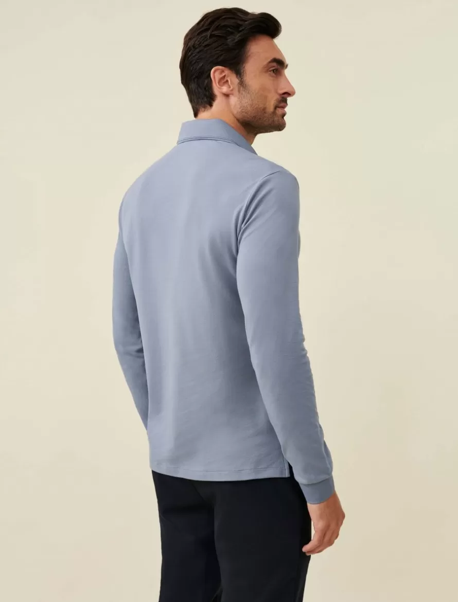 Cavallaro Napoli Poloshirts>Basso Polo Blauw