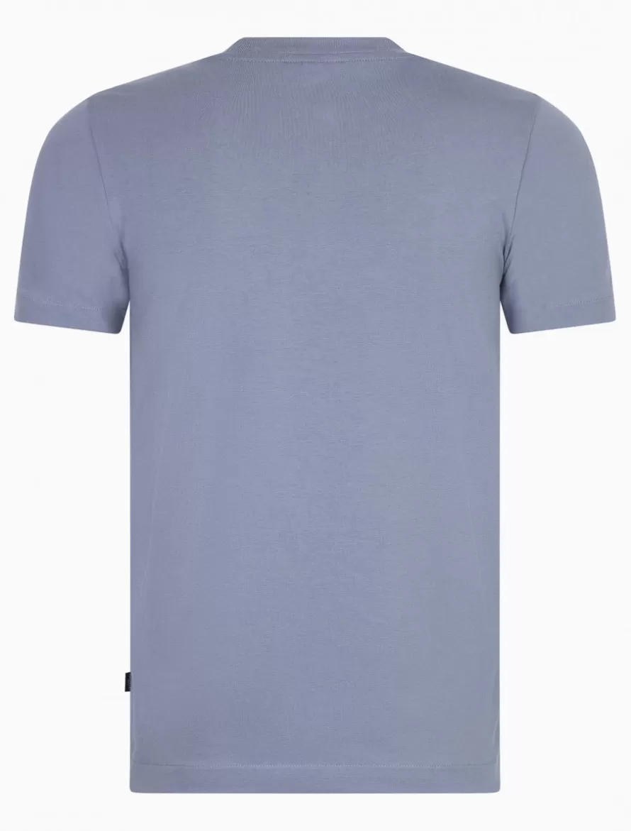 Cavallaro Napoli T-Shirts>Cavagio T-Shirt Blauw