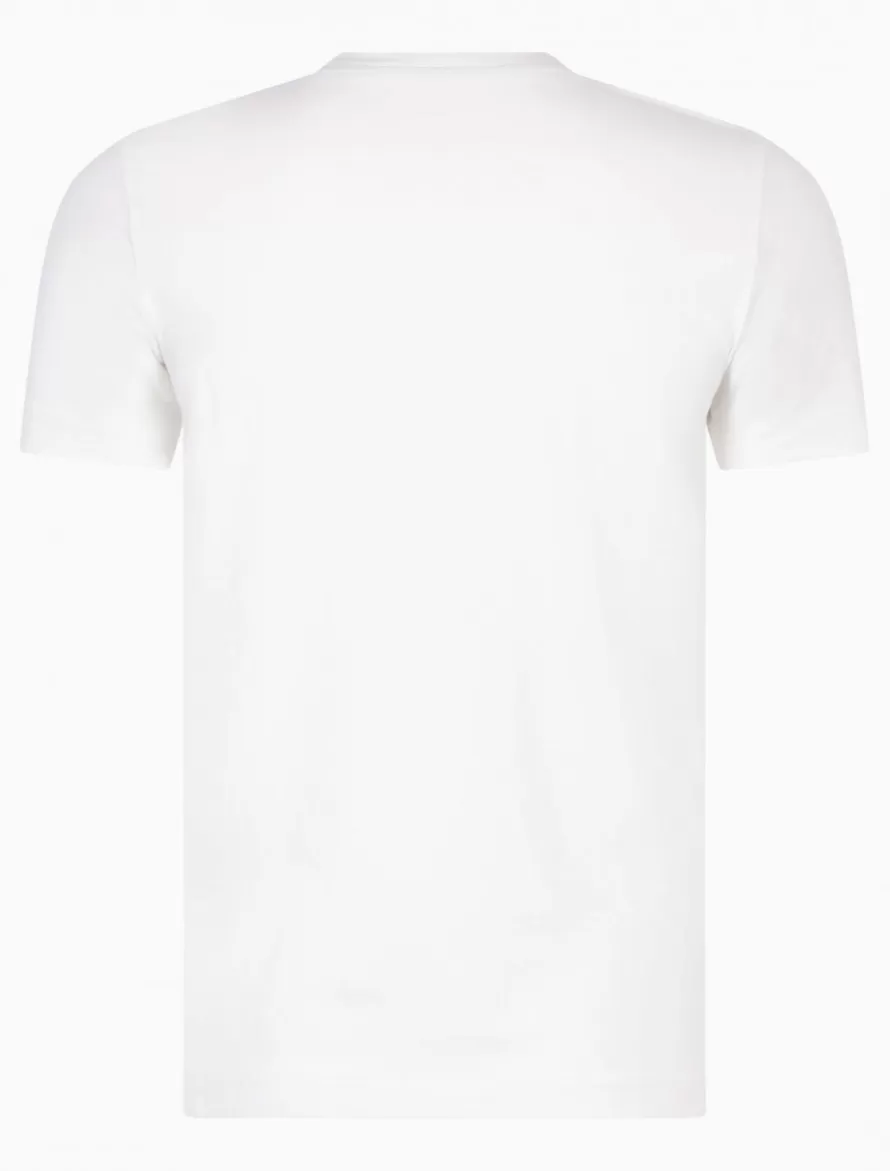 Cavallaro Napoli T-Shirts>Cavagio T-Shirt Off White