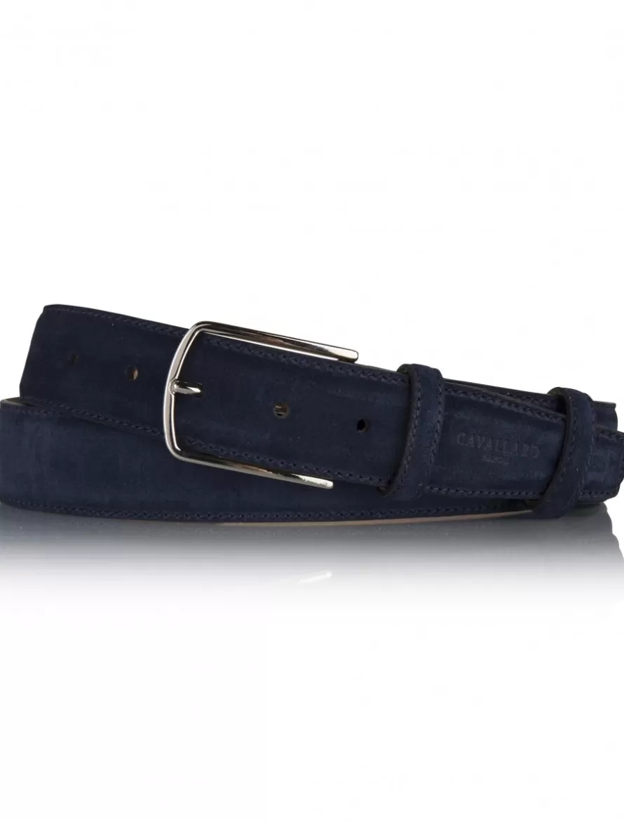 Cavallaro Napoli Riemen>Cintura Cecilio Riem Donkerblauw