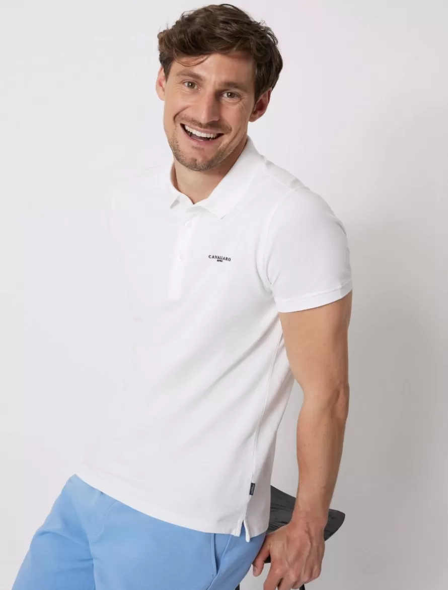 Cavallaro Napoli Poloshirts>Cosimo Polo Off White