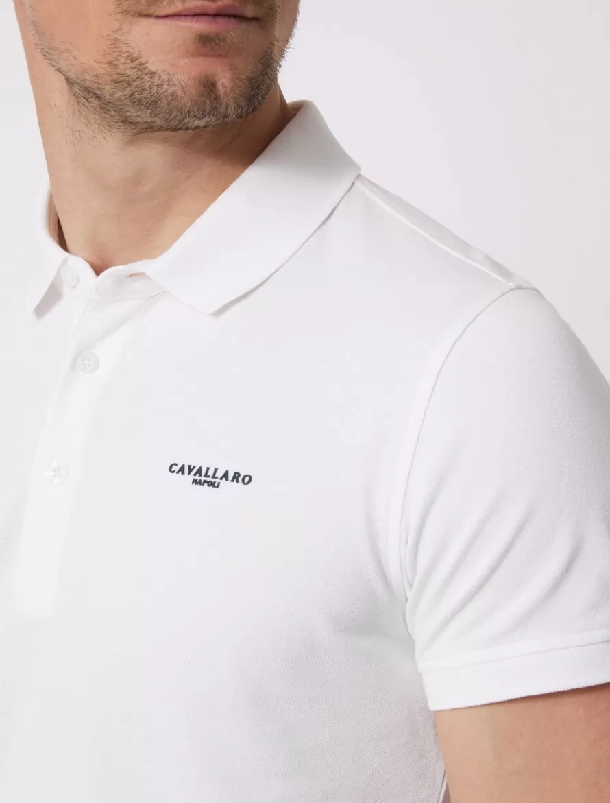 Cavallaro Napoli Poloshirts>Cosimo Polo Off White