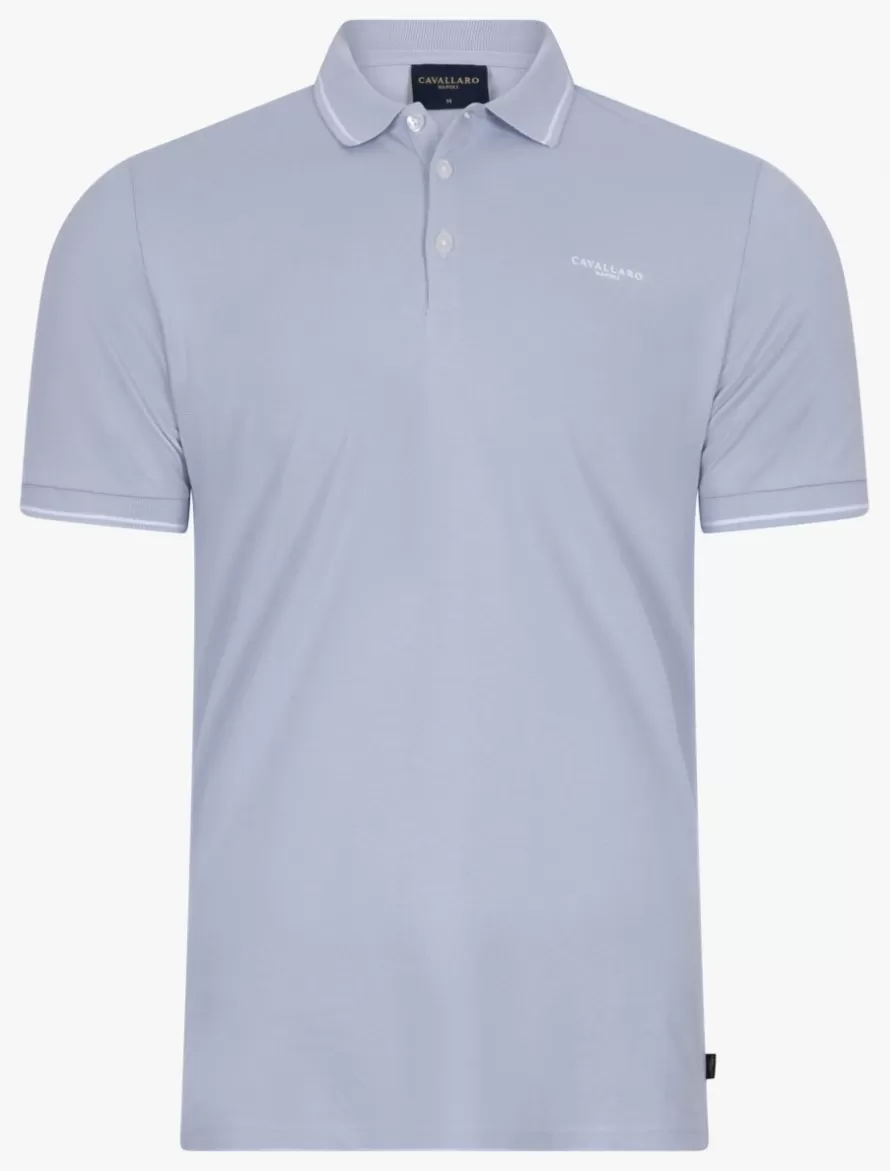 Cavallaro Napoli Poloshirts>Fabriano Polo Blauw