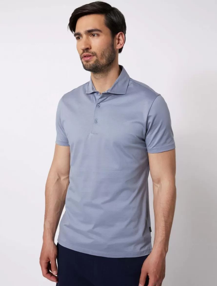 Cavallaro Napoli Poloshirts>Magno Polo Blauw