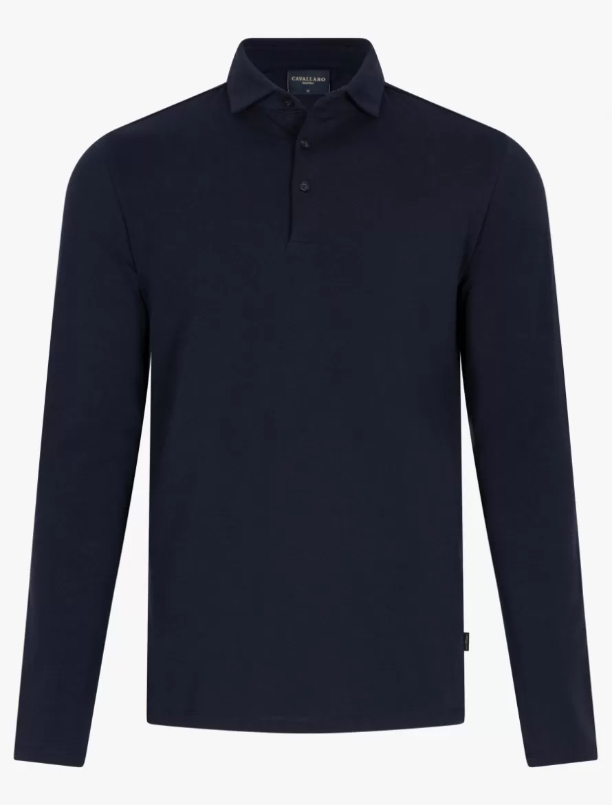 Cavallaro Napoli Poloshirts>Marciano Polo Donkerblauw