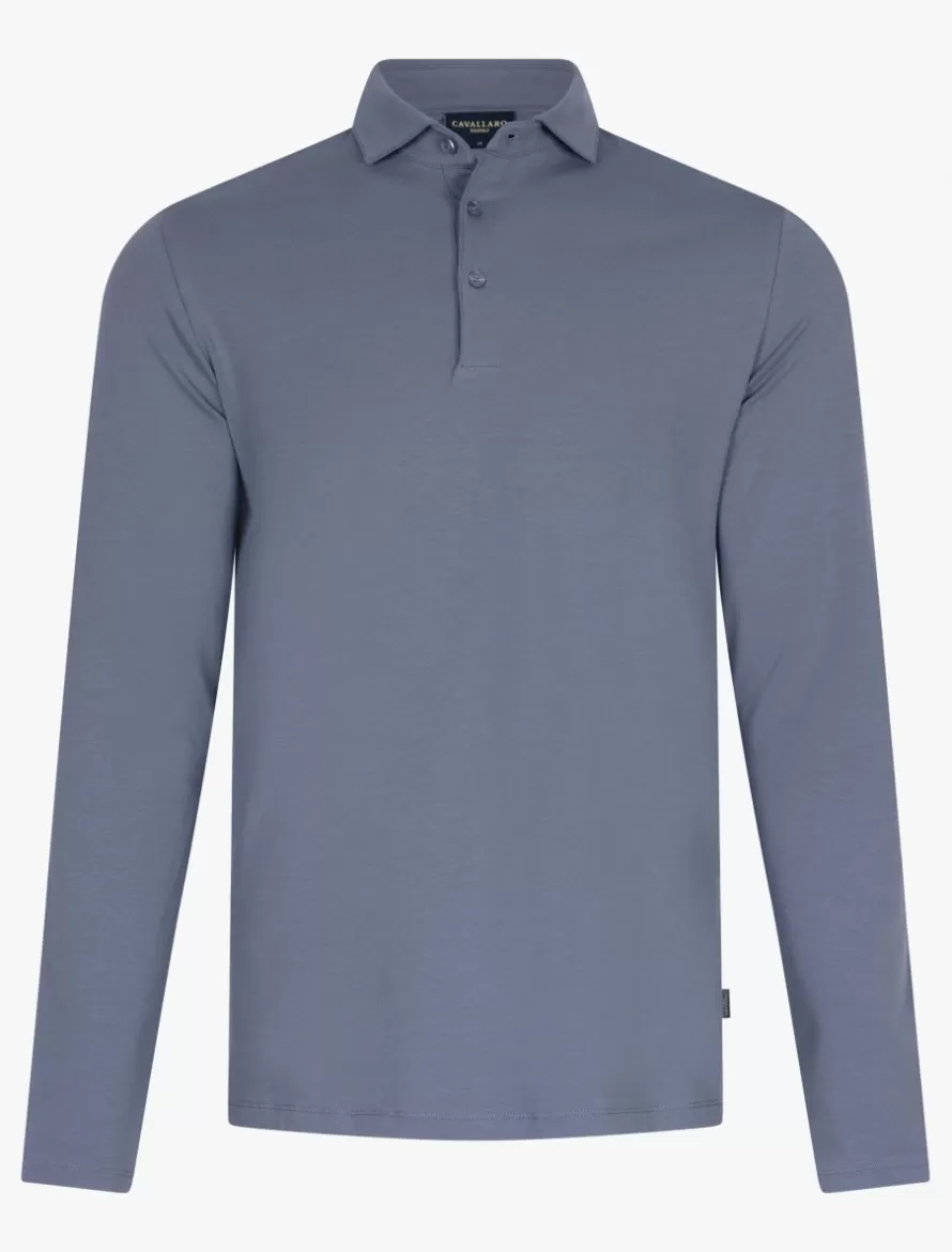 Cavallaro Napoli Poloshirts>Marciano Polo Blauw