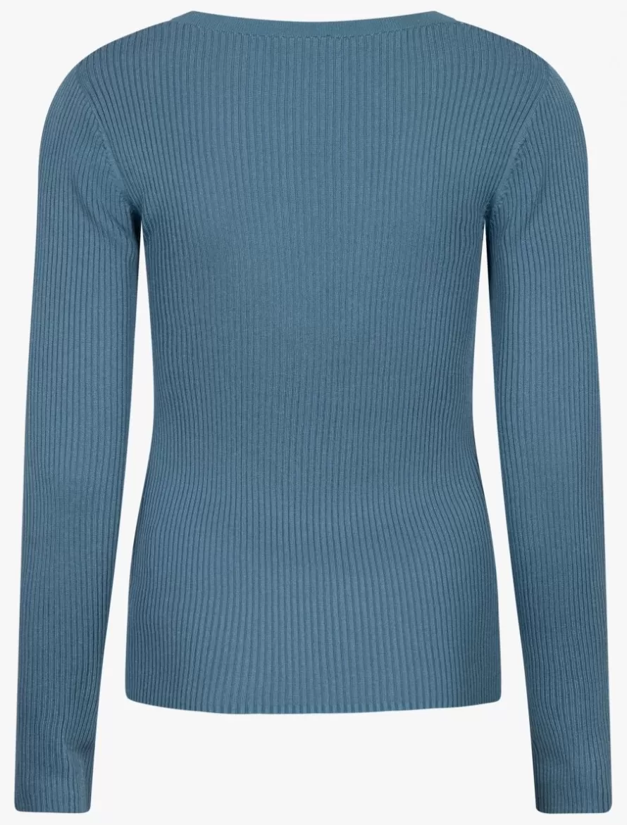 Cavallaro Napoli Tops & T-Shirts>Masserina Top Light Petrol Blue