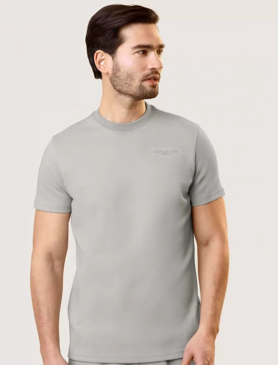 Cavallaro Napoli T-Shirts>Pescaro Relaxed T-Shirt Groen