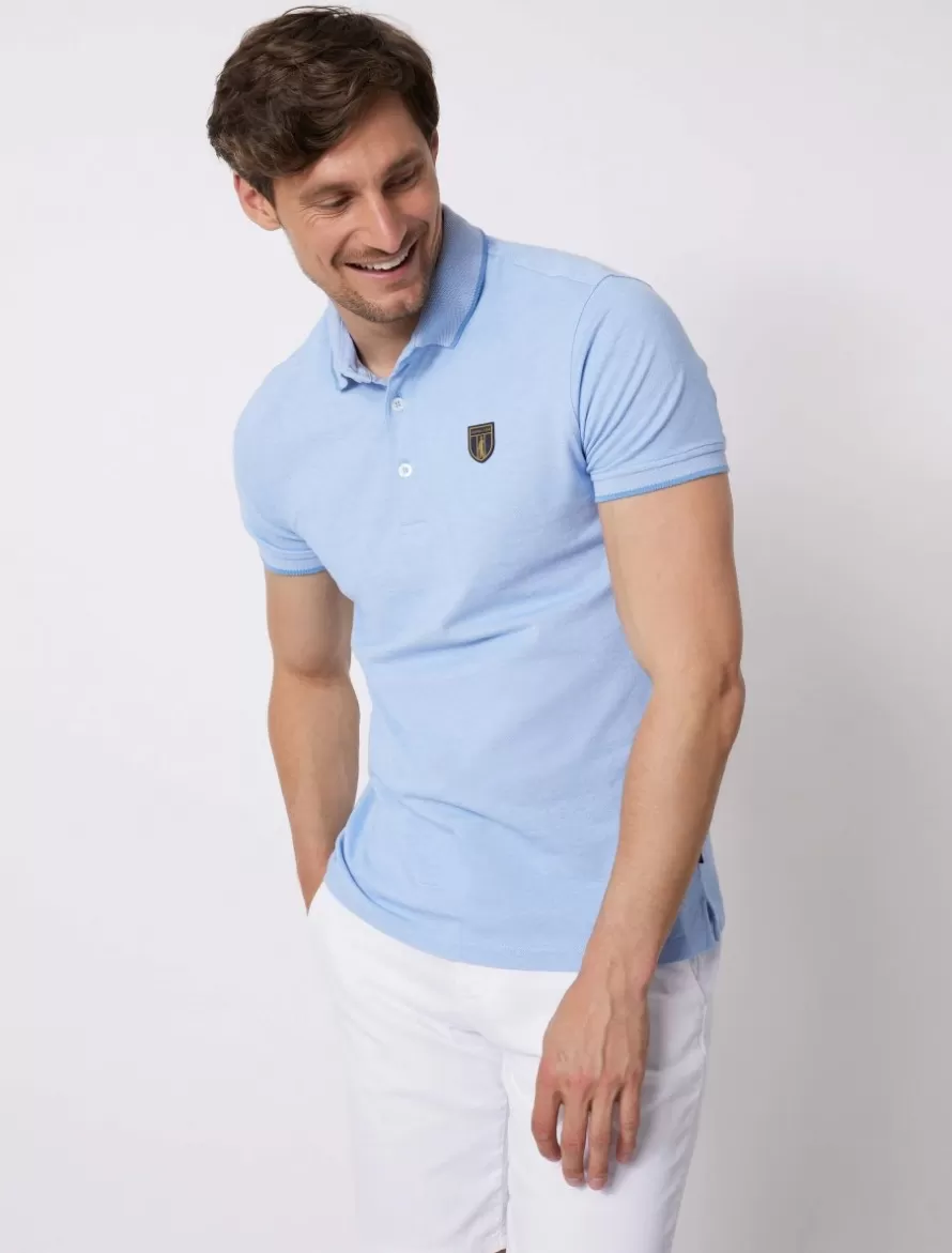 Cavallaro Napoli Poloshirts>Rodarti Polo Mid Blauw