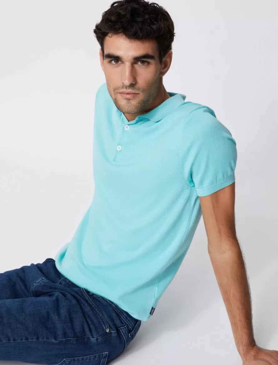 Cavallaro Napoli Poloshirts>Sorrentino Polo Blauw